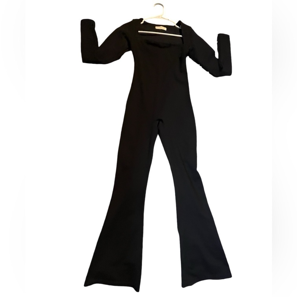 Jumpsuit Women witchy fairy Whimsigoth Square Neck Wide Leg stretchy Romper Sm